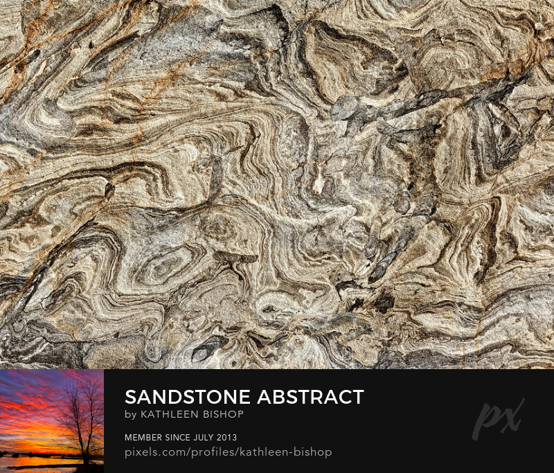 Sandstone Abstract by Kathleen Bishop Photography