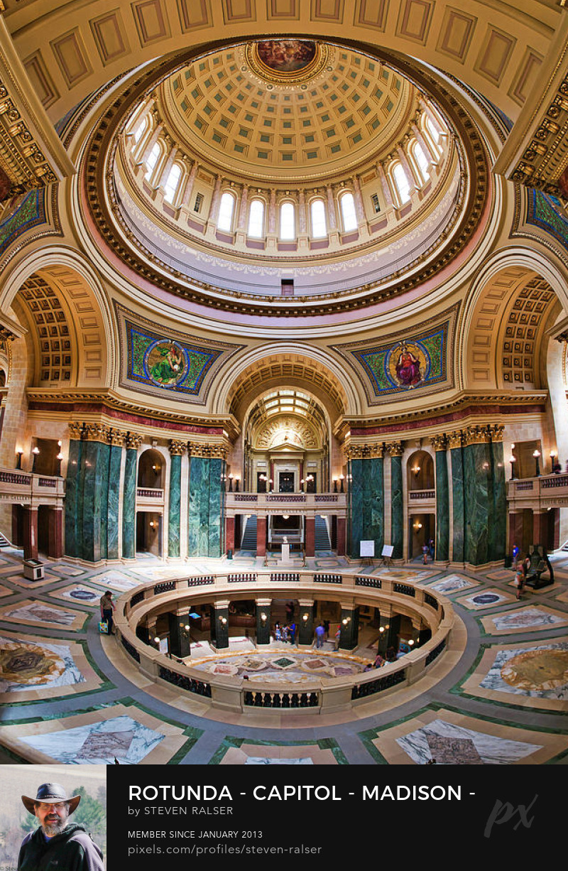 rotunda of the Capitol, Madison, WI