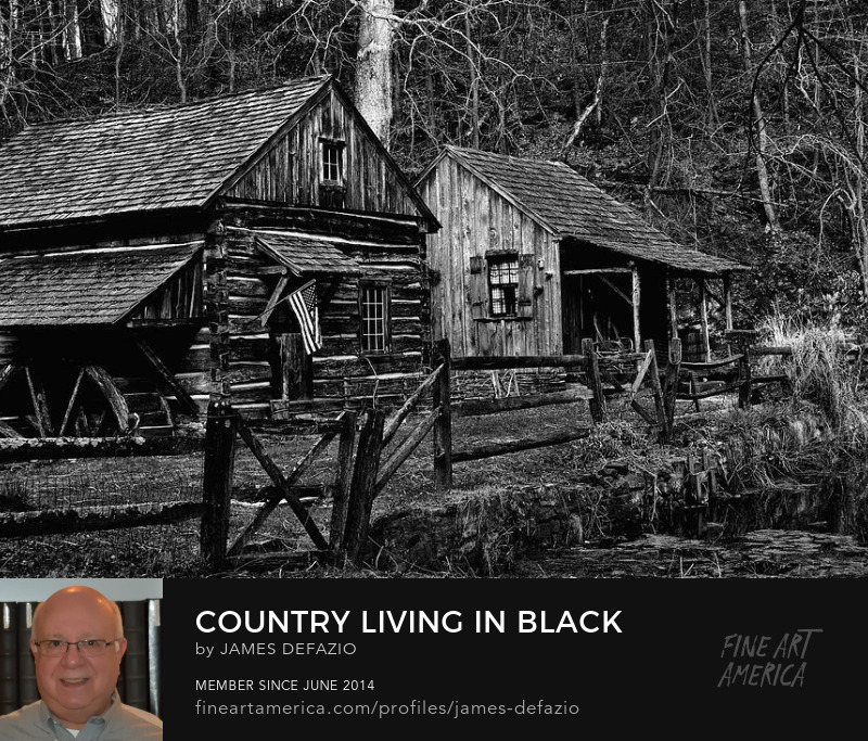 Country Living In Black And White