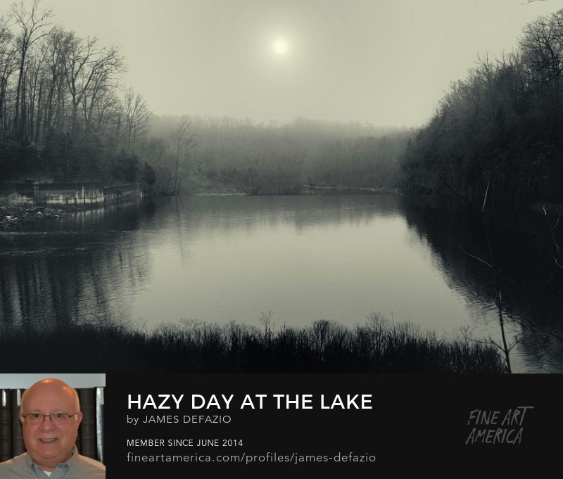 Hazy Day At The Lake