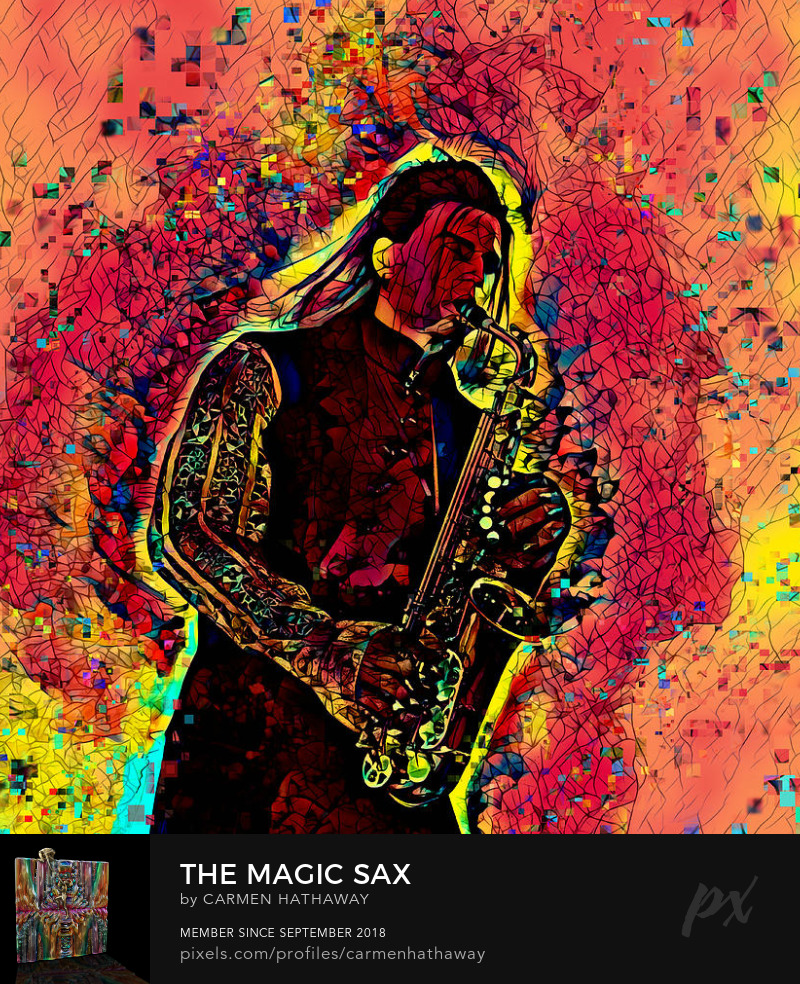 saxophone magic happening