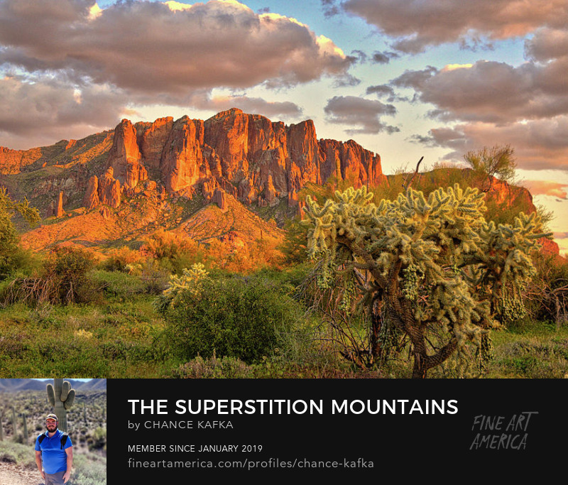 Superstition Mountains Arizona Wall Art Prints