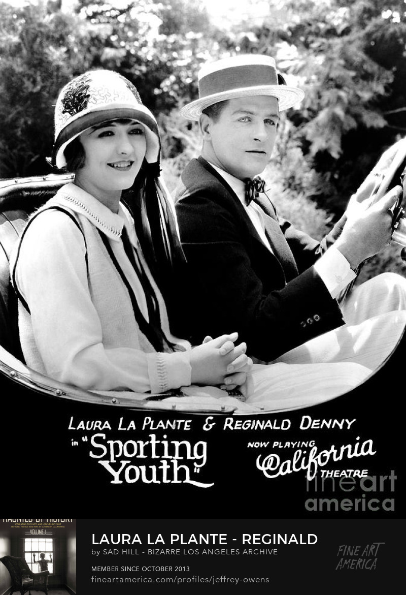 Laura La Plante and Reginald Denny in "Sporting Youth." (Bizarre Los Angeles)