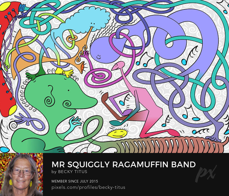 Mr Squiggly Ragamuffin Band by Becky Titus