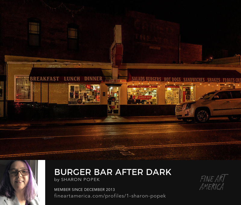 american diner at night art photography prints