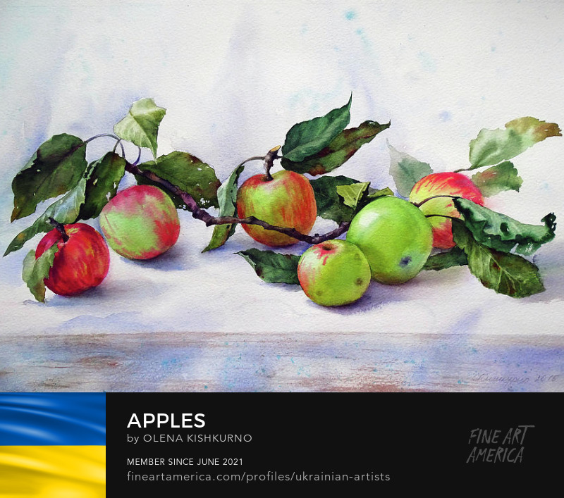 Apples Watercolor
