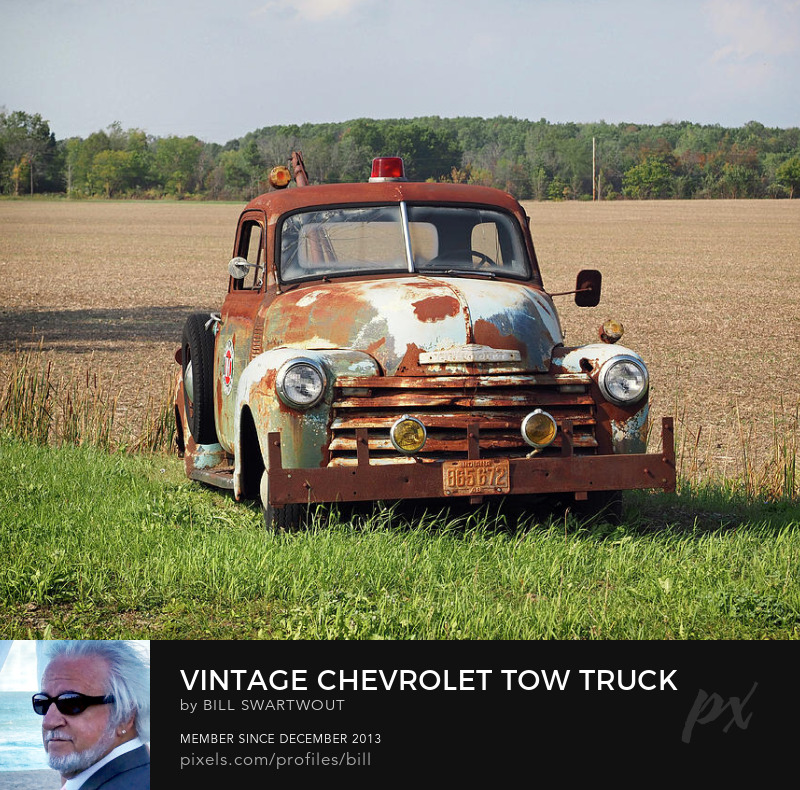 Classic Checrolet Tow Truck Wall Art Prints