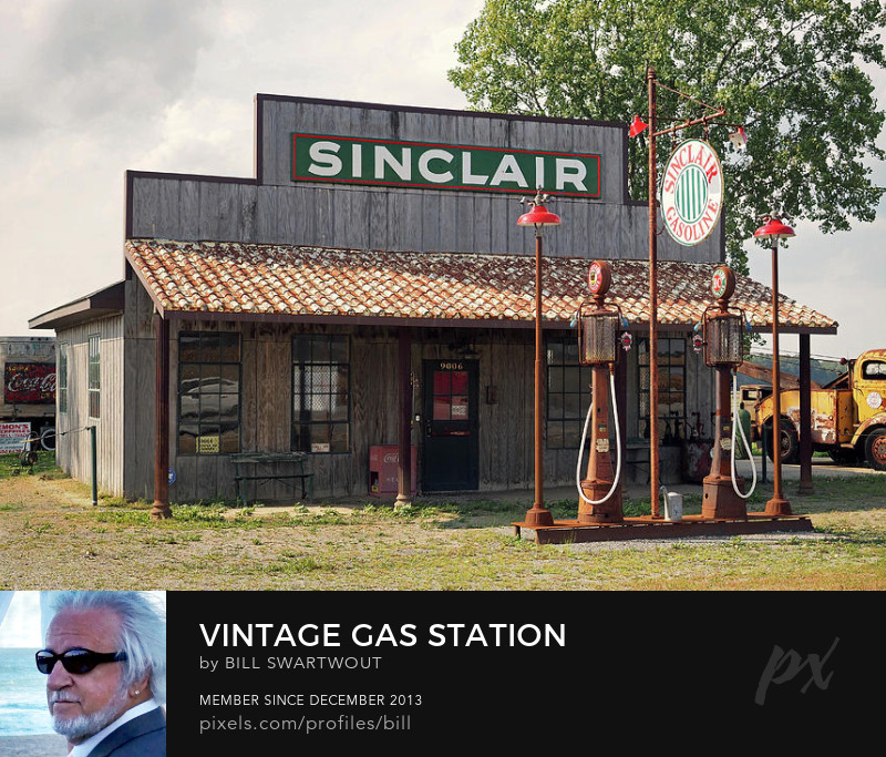 Vintage Gas Station Wall Art Prints