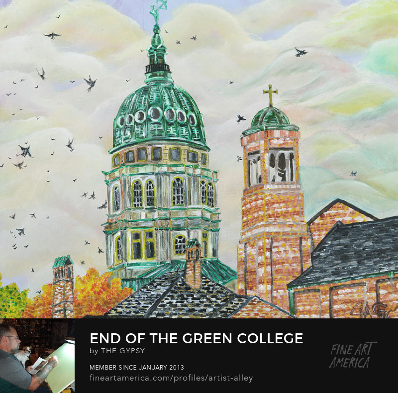 End Of The Green: College Of Crows Prints and Print On Demand Merchandise