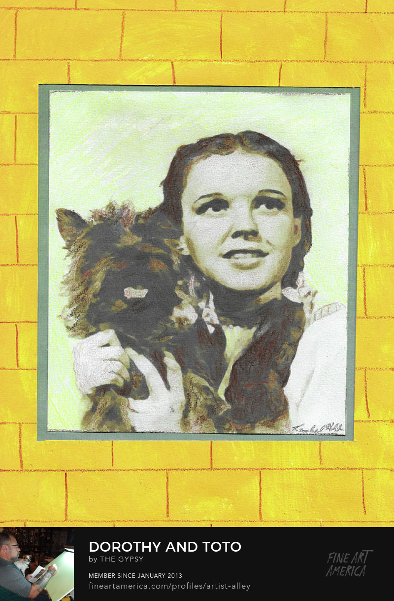 Dorothy and Toto Prints and Print On Demand Merchandise