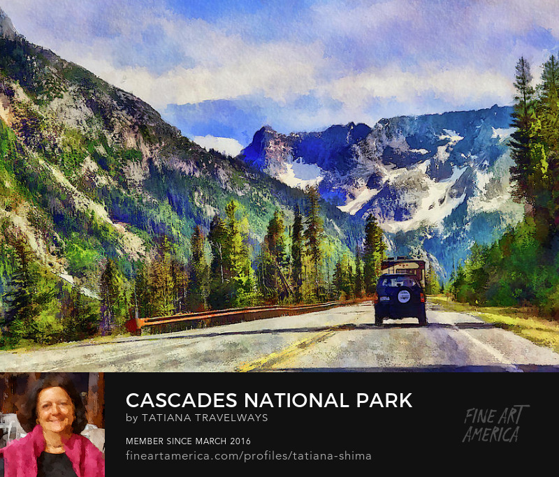 Cascades National Park at summertime