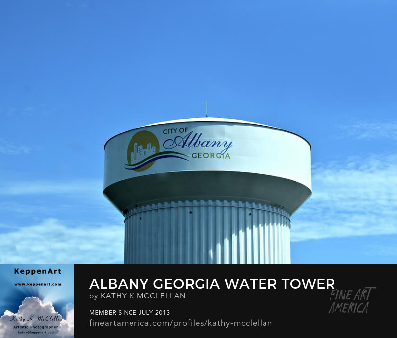 Albany Georgia Water Tower by Kathy K. McClellan