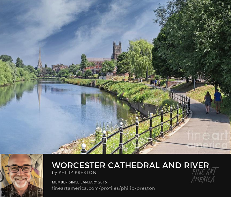 City of Worcester and Cathedral, UK, photography by Philip Preston