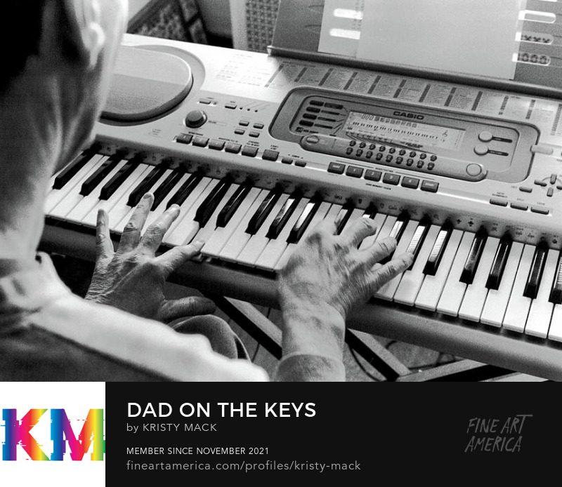 Dad On The Keys by Kristy Mack