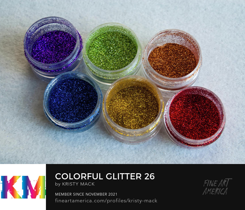 Colorful Glitter 26 by Kristy Mack