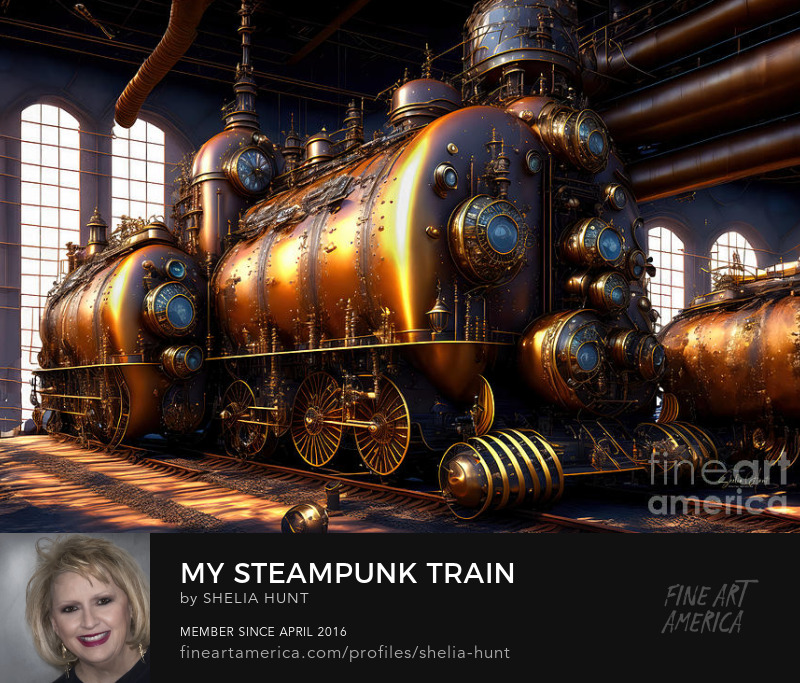 My Steampunk Train by Shelia Hunt
