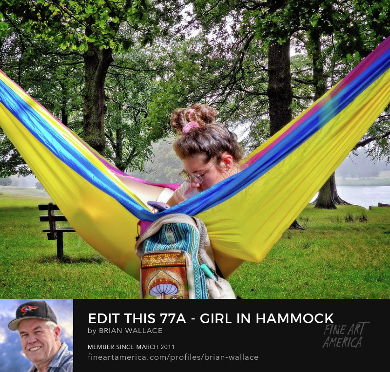 Edit This 77a - A Girl In Hammock by Brian Wallace