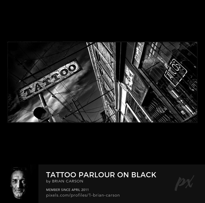 Tattoo Parlour on Black by The Learning Curve Photography on Pixels