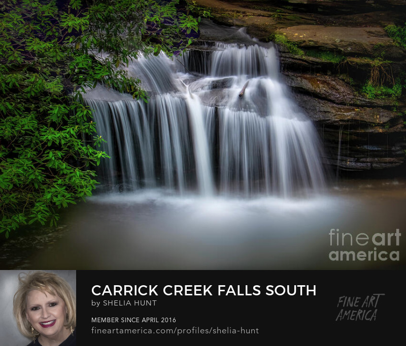 Carrick Creek Falls South Carolina by Shelia Hunt