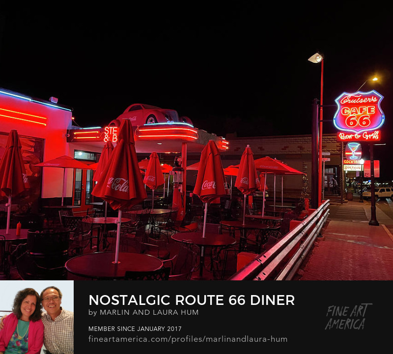 Nostalgic Route 66 Diner Williams Arizona Marlin and Laura Hum
