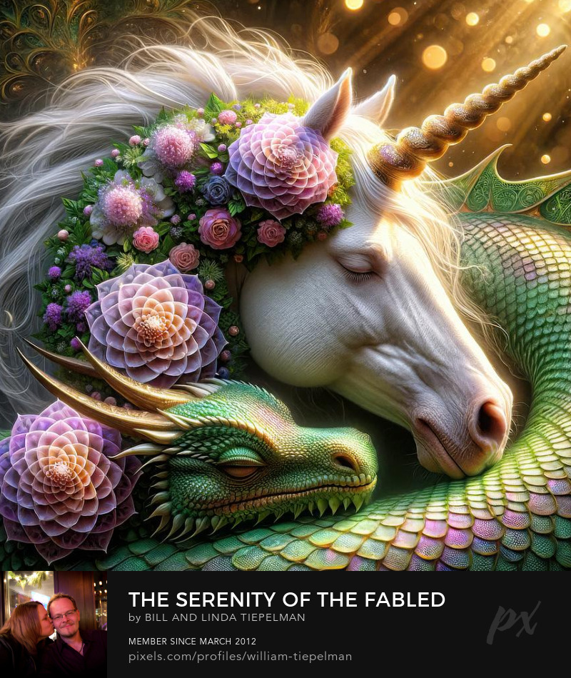 The Serenity of the Fabled: A Unicorn and Dragon's Peace – Unfocussed  Photography & Art