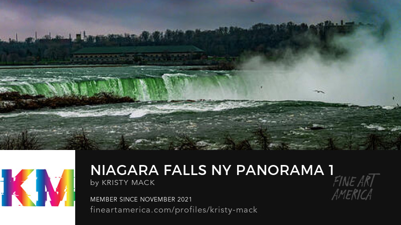 Niagara Falls NY Panorama 1 by Kristy Mack
