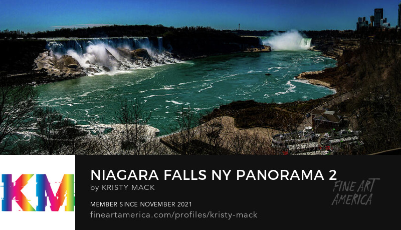 Niagara Falls NY Panorama 2 by Kristy Mack