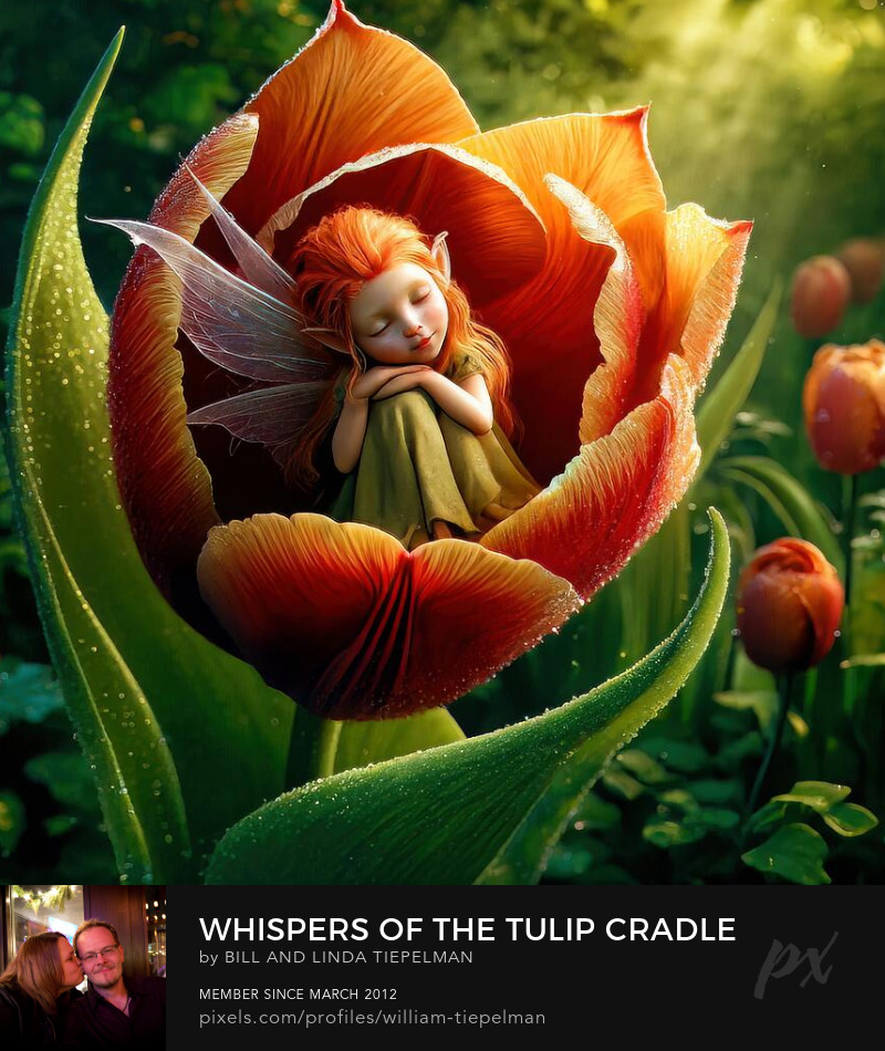 Whispers of the Tulip Cradle Art Prints