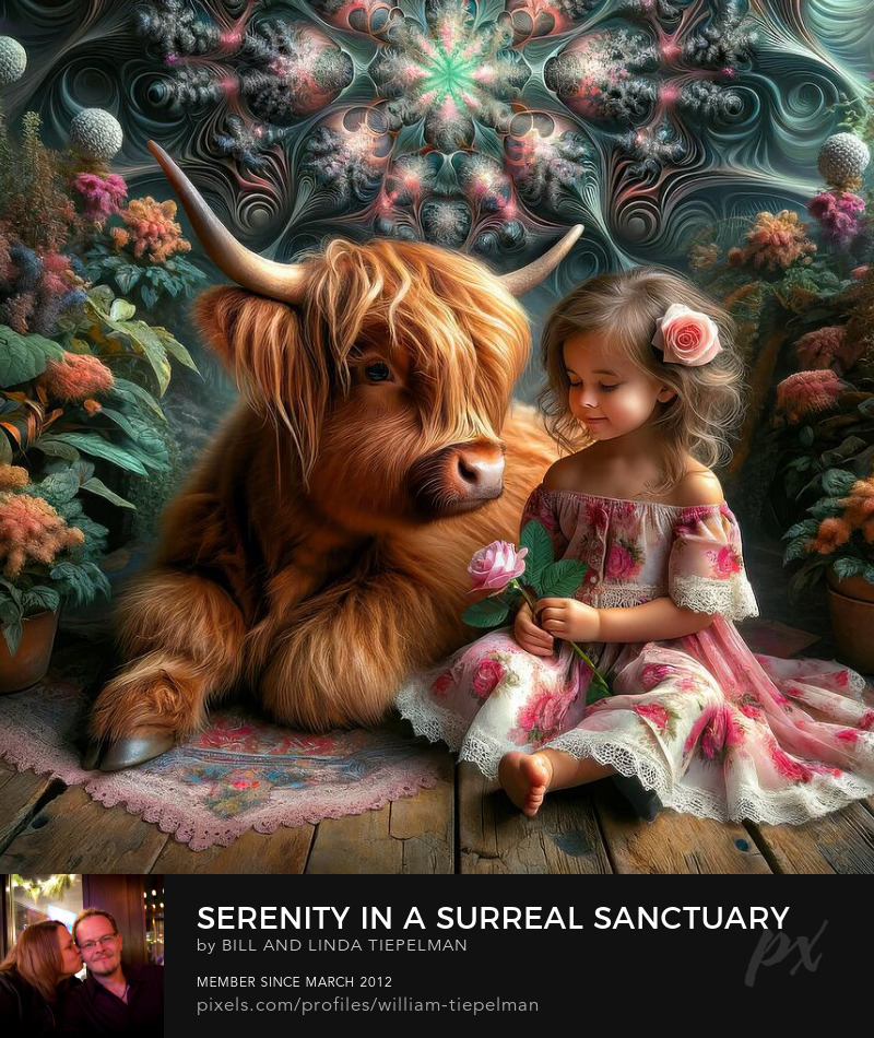 Serenity in a Surreal Sanctuary Prints