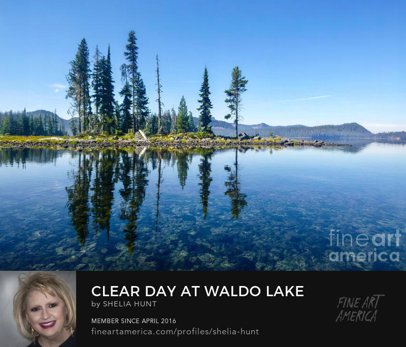 Clear Day on Waldo Lake by Shelia Hunt