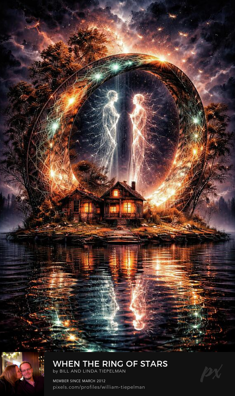 When the Ring of Stars Remembered Us Art Prints