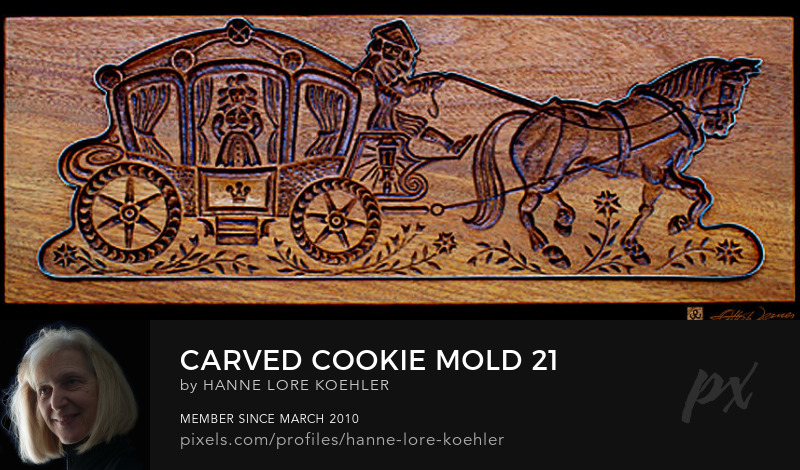 Wood Carving Baking Mold Art Prints