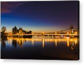 Hammersmith Bridge at night Photograph by Matthew Bruce - Fine Art America