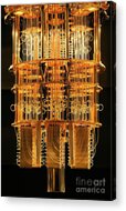 Ibm Q Quantum Computer Cryostat Acrylic Print