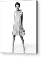 Twiggy Holding Louis Vuitton Envelope Bag Acrylic Print by Bert Stern -  Fine Art America