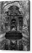 Luxembourg Gardens Fountain Acrylic Print