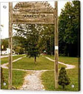 Appalachian Trail At Damascus Acrylic Print