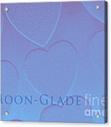 Blue Hearts Acrylic Print