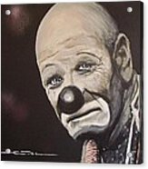 The Clown Acrylic Print