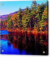 White Mountains National Park Red Eagle Pond New Hampshire Acrylic Print