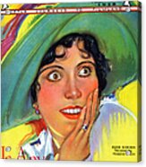 1920s Usa Picture Play Magazine Cover Acrylic Print