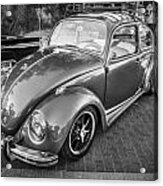 1971 Volkswagen Beetle Painted Bw Acrylic Print