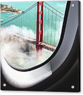 Aerial View Of San Francisco Golden Acrylic Print