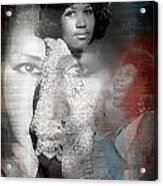Aretha Franklin #1 Acrylic Print
