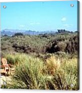 Beach Chairs With A View #1 Acrylic Print