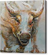 Bull Market W Redo Acrylic Print