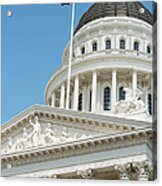 California State Capitol In Sacramento #1 Acrylic Print