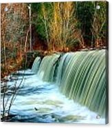 Chester Creek Waterfall #1 Acrylic Print