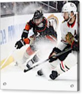 Chicago Blackhawks V Anaheim Ducks #1 Acrylic Print
