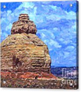 Church Rock  Utah  Usa #2 Acrylic Print